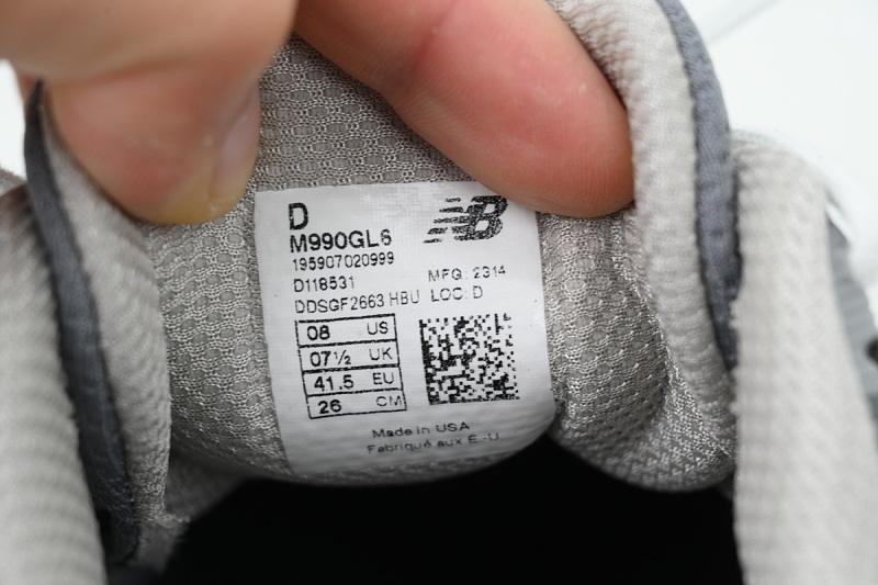 【CA3CE】元祖灰GL6 新百伦NB 舒适百搭低帮跑步鞋 M990GL6 New Balance 990v6 Made in USA 'Castlerock'