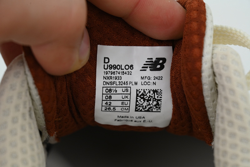 yupoo_403341_d104dfd6.jpg 【CA3CE】灰色LO6 新百伦NB 舒适百搭低帮跑步鞋 U990LO6 New Balance Loro Piana x 990v6 Made in USA 'Raw Cashew'