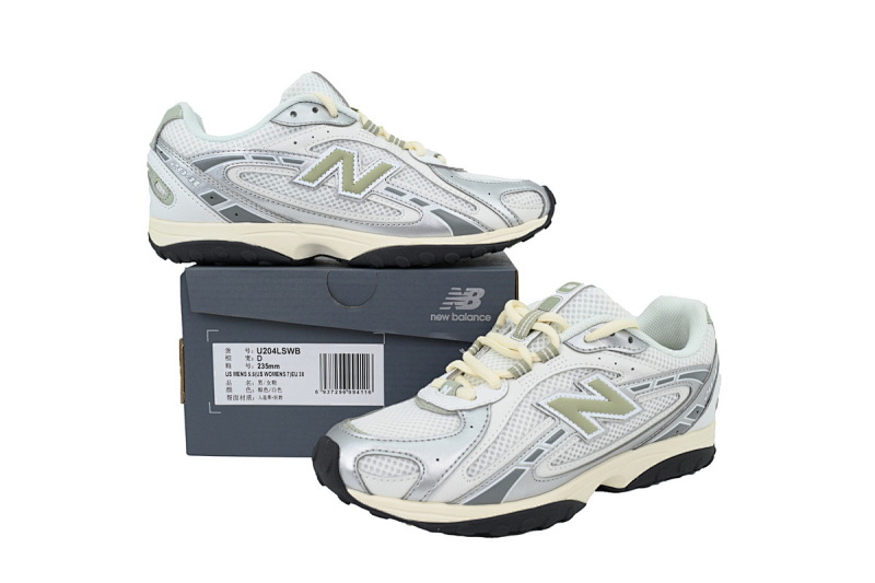 【BA1CE】银白LSWB 新百伦U204系列跑鞋 U204LSWB 204L 'Silver Metallic Sage Green'
