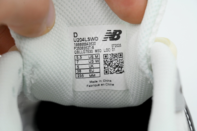 【BA1CE】白银LSWD 新百伦U204系列跑鞋 U204LSWD 204L 'Silver Metallic Navy'
