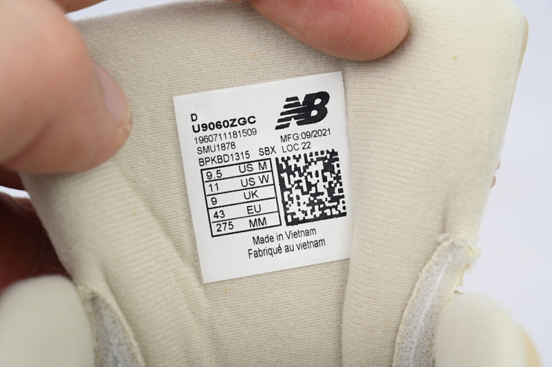 【AD1DB】米棕-66 新百伦9060复古运动休闲 U9060ZGC  9060 'Bone Sparrow'