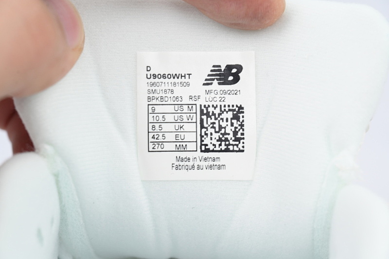 【AD1DB】米白色-61 新百伦9060复古运动休闲 U9060WHT 9060 'Sea Salt Moonbeam'