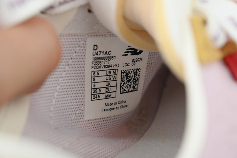 【AA3CE】黄粉红AC 新百伦471系列跑鞋 U471AC New Balance 471 Yellow Pink