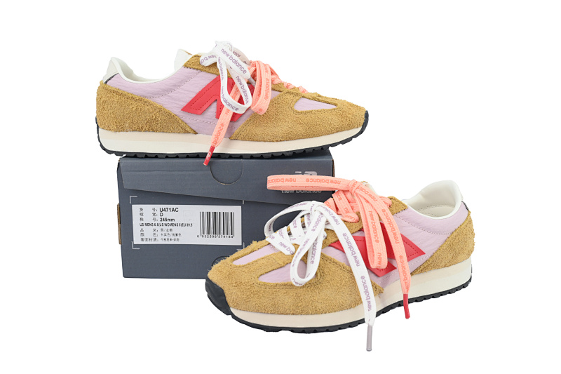 【AA3CE】黄粉红AC 新百伦471系列跑鞋 U471AC New Balance 471 Yellow Pink