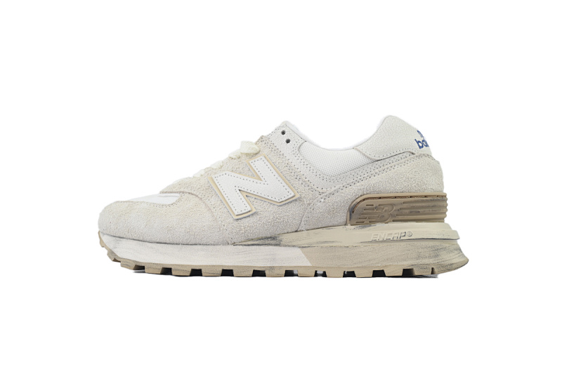【AA9DB】灰白GRS 新百伦NB 574系列低帮跑步鞋 U574L-GRS 574 Legacy 'Ash Cream Distressed'