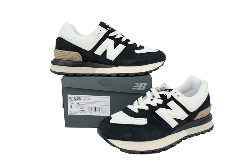 【AA9DB】黑白棕GRA 新百伦NB 574系列低帮跑步鞋 U574L-GRA 574 Legacy 'Black Angora'