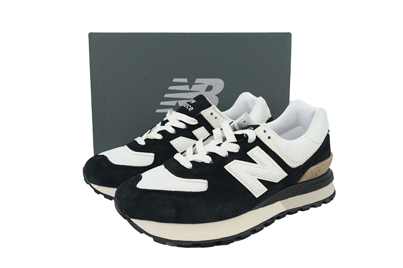 【AA9DB】黑白棕GRA 新百伦NB 574系列低帮跑步鞋 U574L-GRA 574 Legacy 'Black Angora'