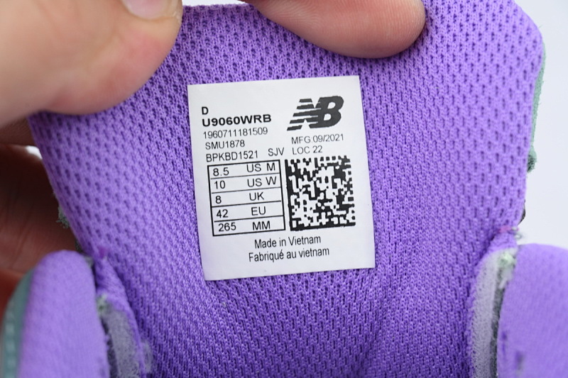 【AD1DB】蓝粉-42 新百伦9060复古运动休闲 U9060WRB  New Balance 9060 'Warped'