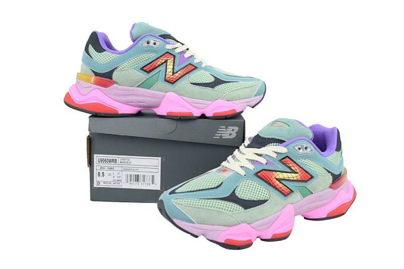 【AD1DB】蓝粉-42 新百伦9060复古运动休闲 U9060WRB  New Balance 9060 'Warped'