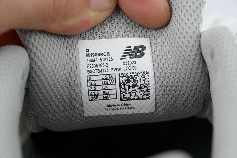 【BA7CE】银灰白RCB 1906R系列复古时尚 M1906RCB  1906R 'Silver'