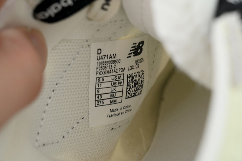 【AA3CE】米黑AM 新百伦471系列跑鞋 U471AM New Balance 471 'Sea Salt Tea Green'