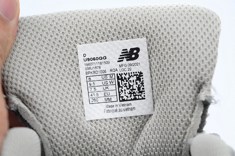 【AD1DB】灰色-33 新百伦9060复古运动休闲 U9060GG New Balance 9060 'Shadow Grey'
