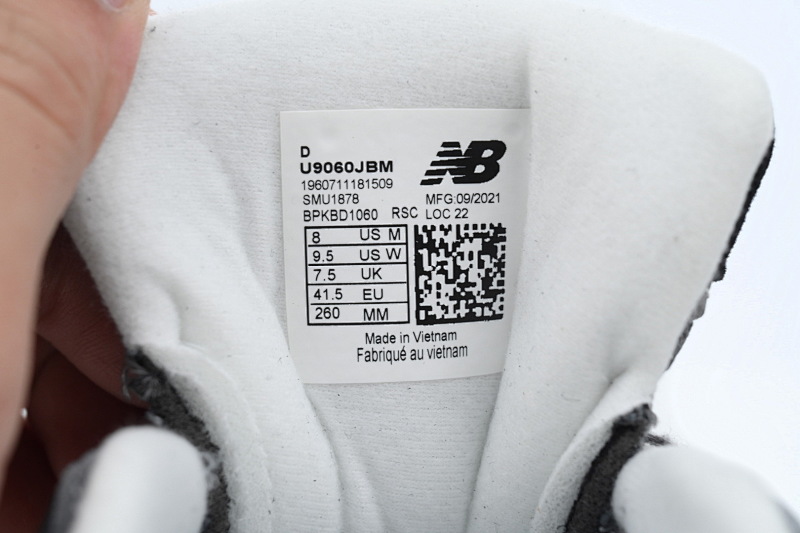 【AD1DB】水洗黑-34 新百伦9060复古运动休闲 U9060JBM New Balance 9060 'Dark Grey'