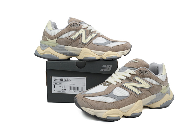 【AD1DB】白浅棕-17 新百伦9060复古运动休闲 U9060HSB New Balance 9060 'Driftwood'