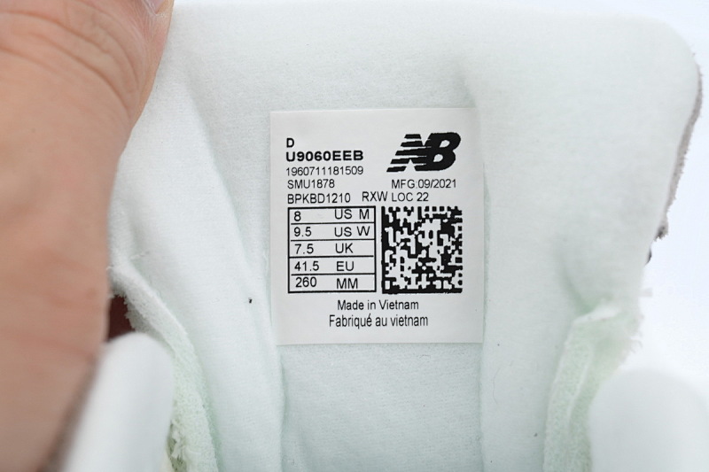 【AD1DB】元灰白-23 新百伦9060复古运动休闲 U9060EEB New Balance 9060 'Moonrock Linen'