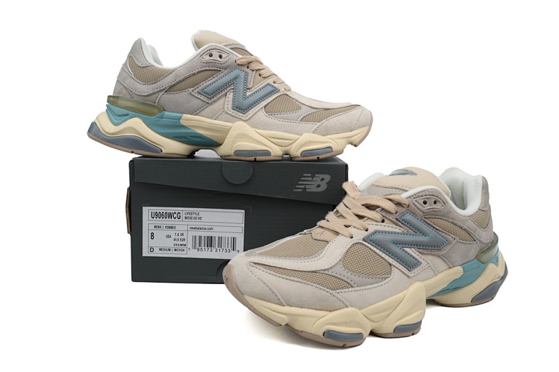 【AD1DB】咖黄色-9 新百伦9060复古运动休闲 U9060WCG New Balance 9060 'Ivory'