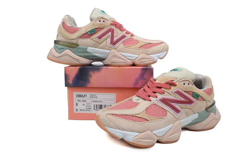 【AD1DB】黄粉-4 新百伦9060复古运动休闲 U9060JF1 New Balance Joe Freshgoods x 9060 'Penny Cookie Pink'