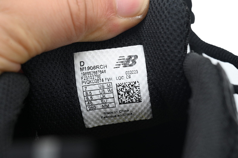 【BA7CE】黑银RCH 1906R系列复古时尚 M1906RCH NEW BALANCE Black Silver