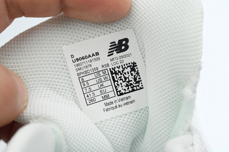 【AD1DB】白黑-7 新百伦9060复古运动休闲鞋 U9060AAB New Balance 9060  'White Black' 1