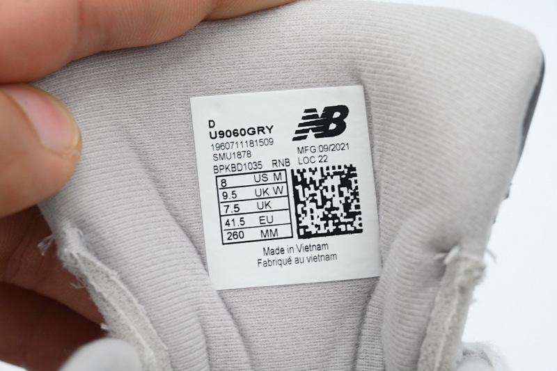 【AD1DB】浅灰-1 新百伦9060复古运动休闲鞋 U9060GRY New Balance 9060 Sea Rice Grey 1