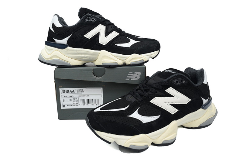 【AD1DB】黑白-6 新百伦9060复古运动休闲 U9060AAA New Balance 9060 Black and White 1