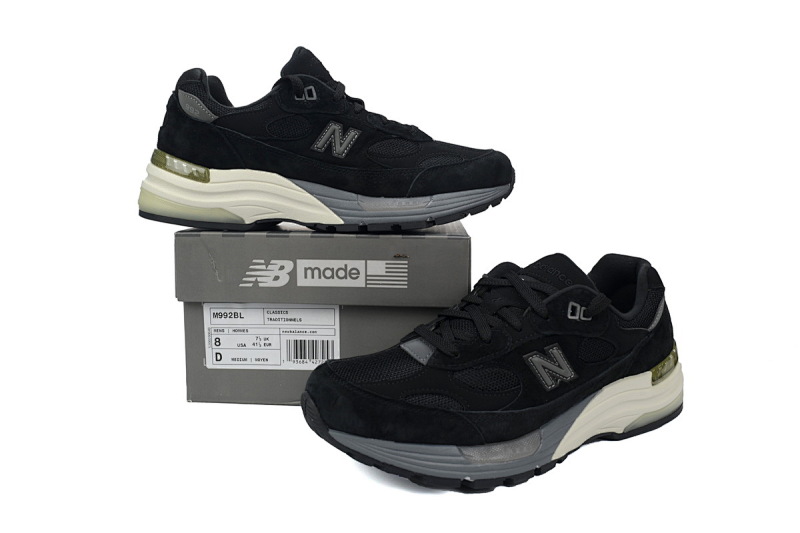【BH1CE】黑灰白 新百伦NB992系列跑步鞋 M992BL New Balance 992 Black Gray White