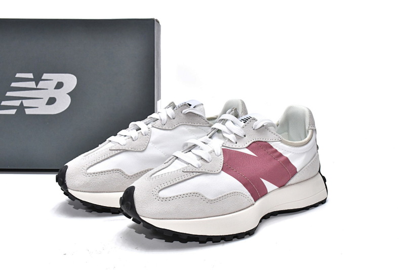 【AA3CE】灰红CD 新百伦327系列跑鞋 WS327CD New Balance 327 Rose Pink