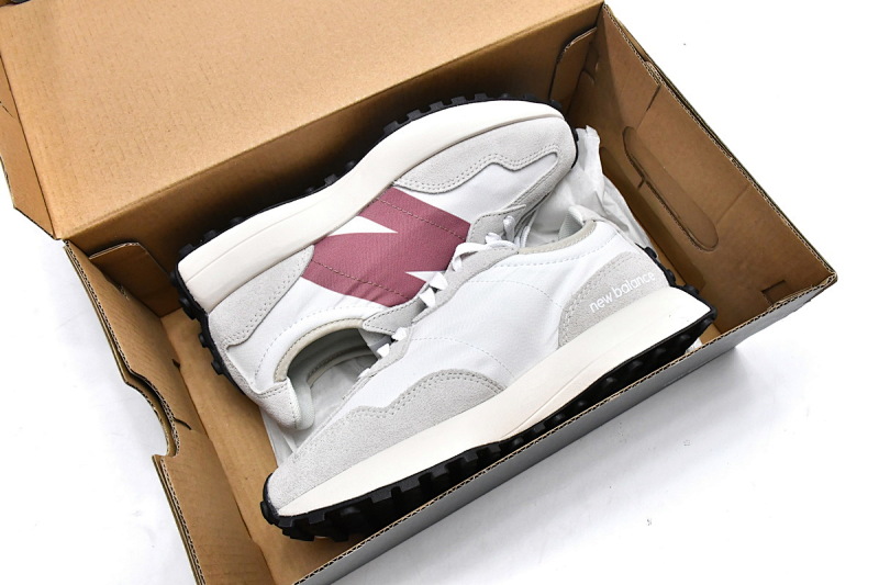 【AA3CE】灰红CD 新百伦327系列跑鞋 WS327CD New Balance 327 Rose Pink