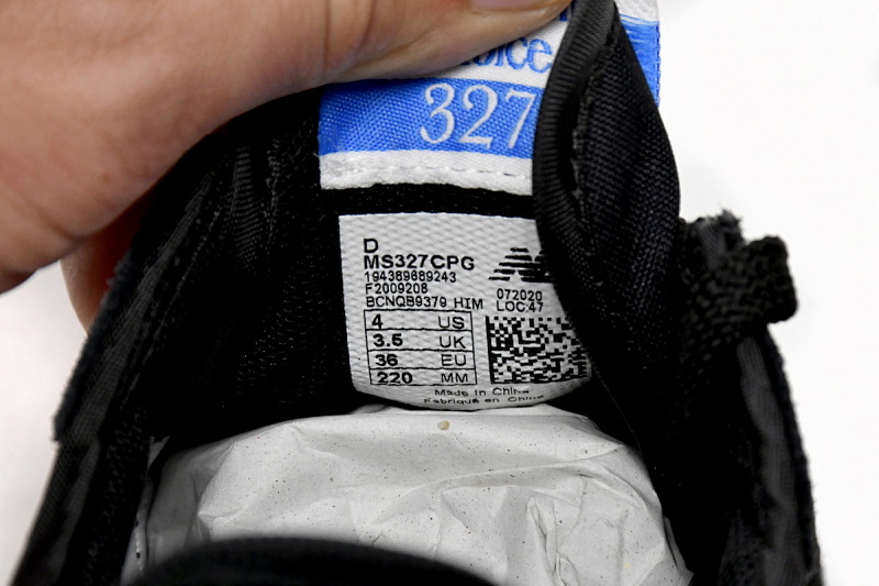 【AA3CE】黑白CPG 新百伦327系列跑鞋 MS327CPG New Balance 327 Black & White