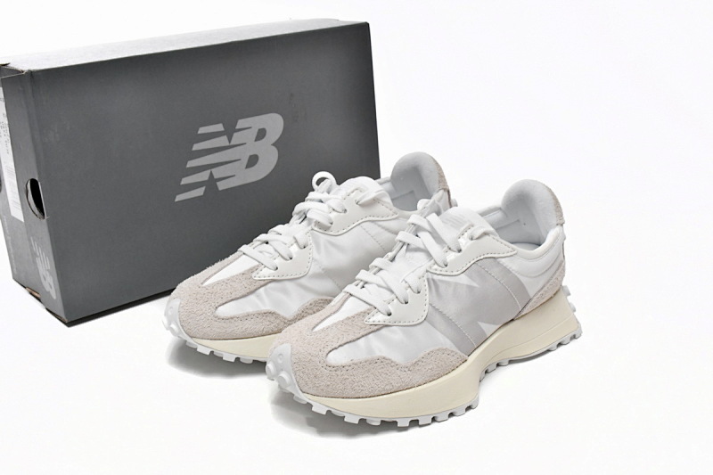 【AA3CE】卡其灰SFD 新百伦327系列跑鞋 WS327SFD New Balance 327 White Moonbeam