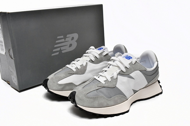 【AA3CE】元祖灰LAB 新百伦327系列跑鞋 MS327LAB New Balance 327 White Grey