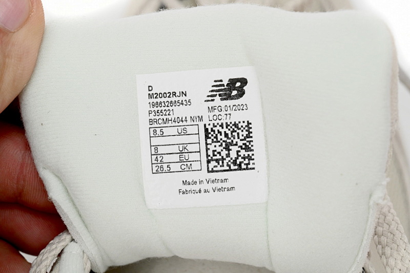 【BA7CE】奶白色RJN 新百伦NB复古休闲跑步鞋 M2002RJN New Balance 2002R Shallow Cream