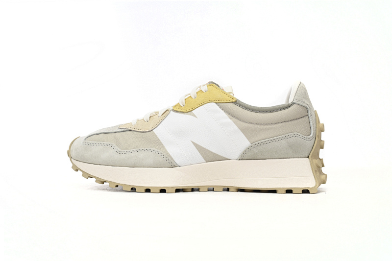 【AA3CE】米黄MS 新百伦327系列跑鞋 WS327MS New Balance 327 Cream Coloured