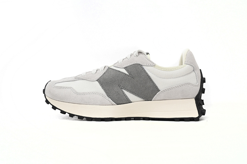 【AA3CE】灰白黑WE 新百伦327系列跑鞋 MS327WE New Balance 327 Grey, White and Black