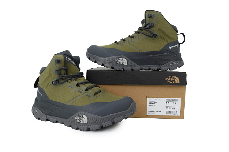 【CA1LS】绿色-5 北面高帮徒步鞋 NF0A8AET-7R8 北面THE NORTH FACE Offtrail Hike GORETEX Green