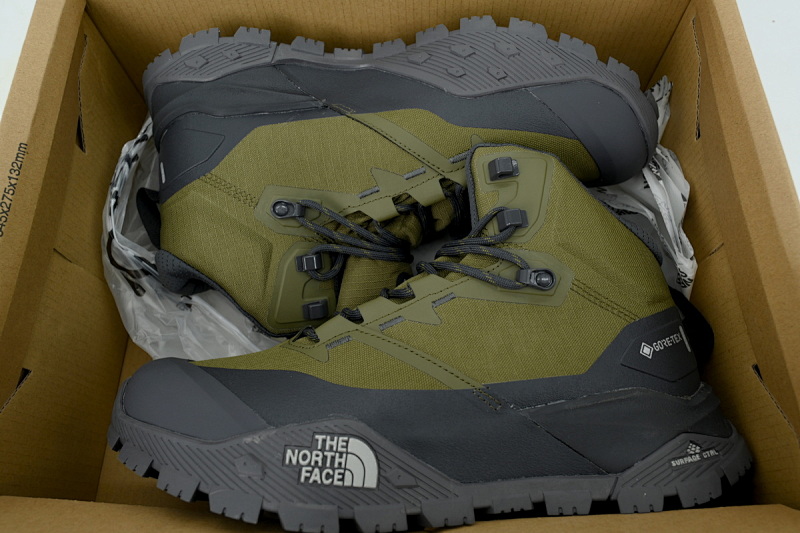 【CA1LS】绿色-5 北面高帮徒步鞋 NF0A8AET-7R8 北面THE NORTH FACE Offtrail Hike GORETEX Green