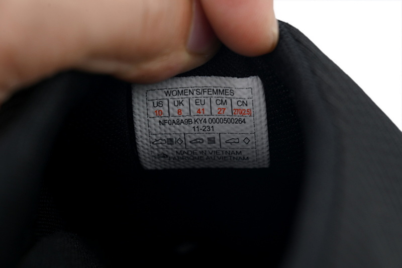 【BA5LS】黑白半拖-1  北面休闲鞋半拖 NF0A8A9BKY4  北面THE NORTH FACE NEVER STOP Black And White