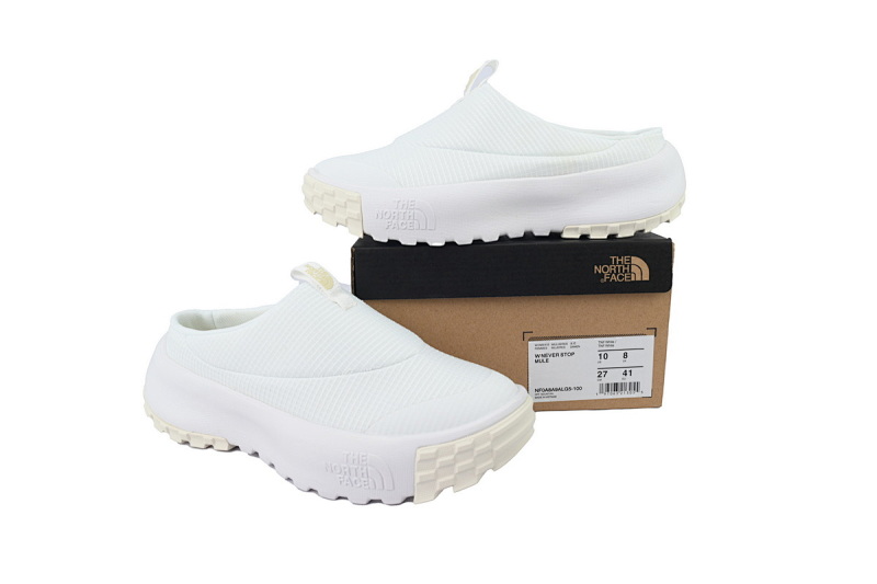 【BA5LS】白色半拖-3 北面休闲鞋半拖 NF0A8A9A 北面THE NORTH FACE NEVER STOPLG5 White