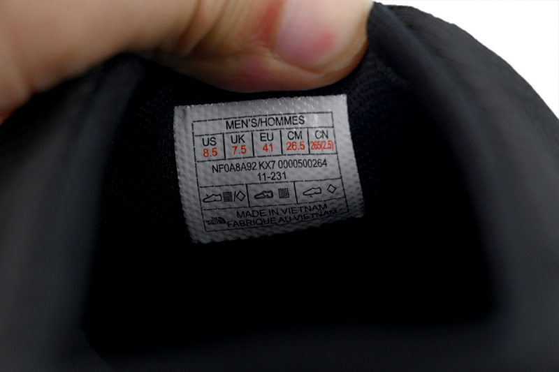 【BA5LS】黑色半拖-2 北面休闲鞋半拖 NF0A8A92KX7 北面THE NORTH FACE NEVER STOP Black