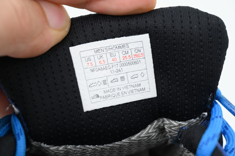 【CA9LS】黑蓝-6 北面徒步鞋 NF0A8AEG-F1T 北面THE NORTH FACE Offtrail Hike GORETEX Black Black Blue