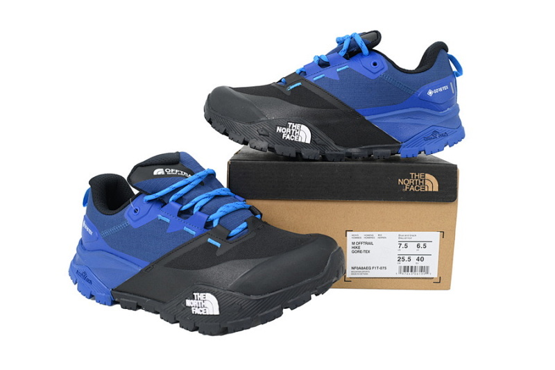 【CA9LS】黑蓝-6 北面徒步鞋 NF0A8AEG-F1T 北面THE NORTH FACE Offtrail Hike GORETEX Black Black Blue