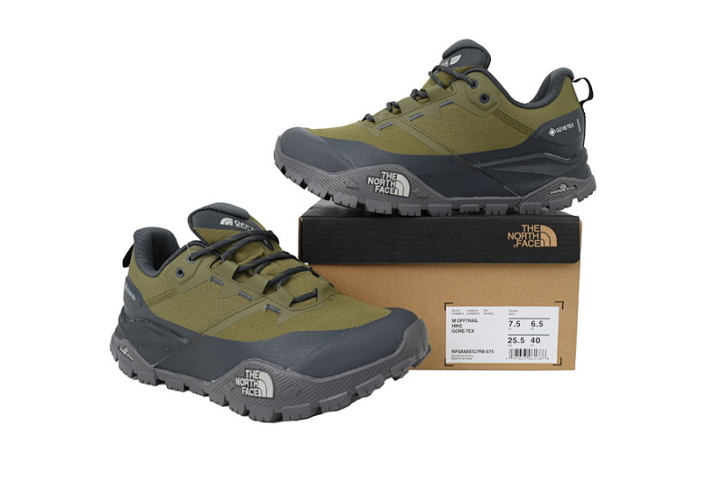 【CA9LS】灰绿-5 北面徒步鞋 NF0A8AEG7R8 北面THE NORTH FACE Offtrail Hike GORETEX Grayish Green