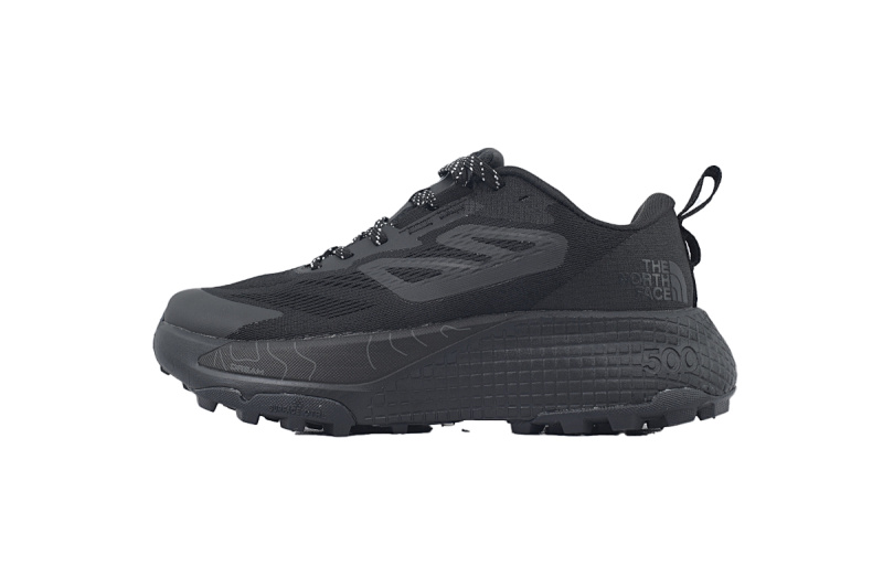 【BA0LS】新全黑-9 北面跑鞋 NF02402KK 北面THE NORTH FACE Altamesa 500 New All Black