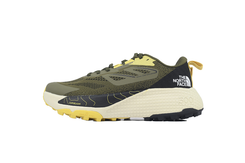 【BA0LS】军绿白-8 北面跑鞋 A83N3-RMO 北面THE NORTH FACE Altamesa 500 Military Green White