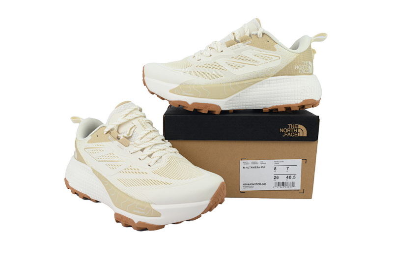 【BA0LS】米色-4 北面跑鞋 A83N3-TOB 北面THE NORTH FACE Altamesa 500 Beige
