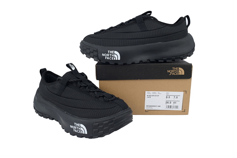 【BA7LS】黑色-2 北面休闲鞋 NF0A8A93-KX7 北面THE NORTH FACE NEVER STOP Black