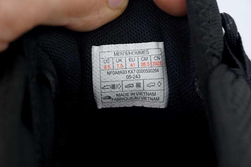 【BA7LS】黑色-2 北面休闲鞋 NF0A8A93-KX7 北面THE NORTH FACE NEVER STOP Black