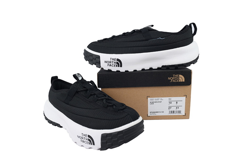 【BA7LS】黑白-1 北面休闲鞋 8A9B-KY4 北面THE NORTH FACE NEVER STOP Black And White
