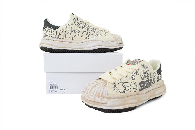 【BA9LC】794米白 三原康裕低帮时尚板 NO.794 MIHARA YASUHIRO Off White