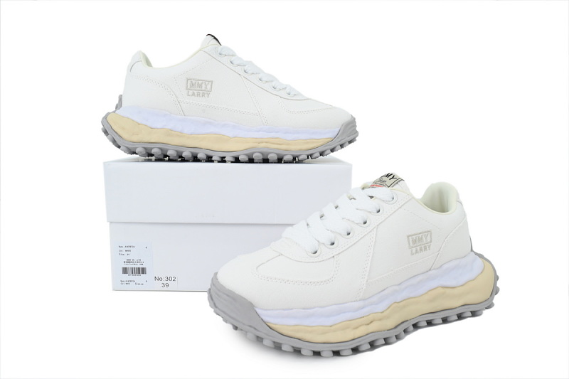 【BA9LC】302白色 三原康裕低帮时尚板 NO.302 MIHARA YASUHIRO White